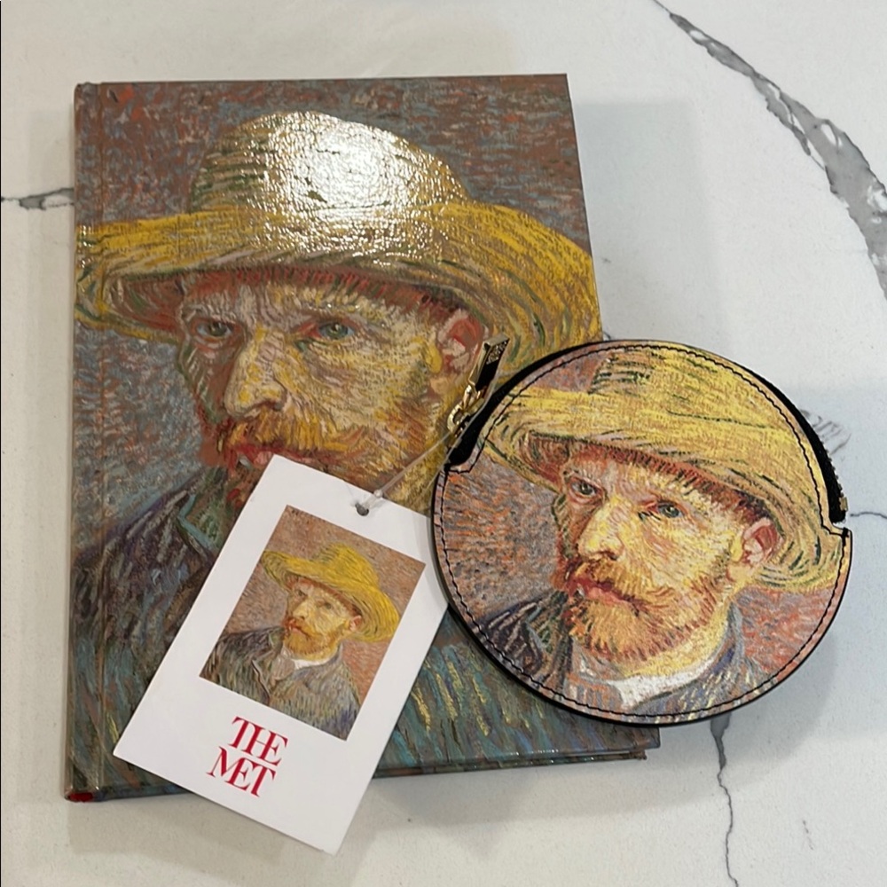 NWT - MET Metropolitan Museum of Art Van Gogh Art Book and Coin Purse Set